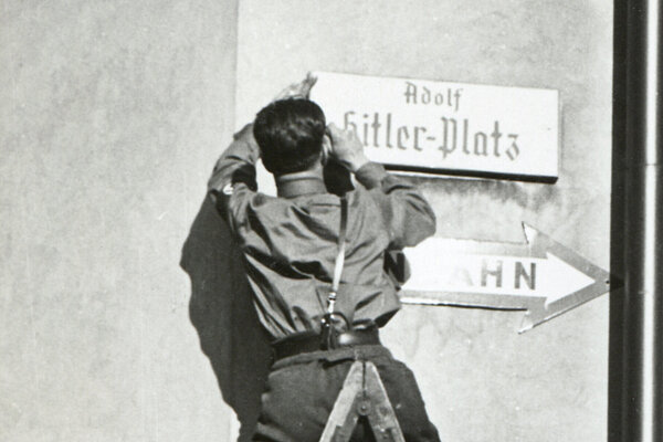 Leoben Adolf-Hitler-Platz, 1938, MMS/UMJ, Foto: Fedo Ertl