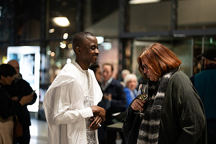 Eröffnung Famakan Magassa, Foyer, Kunsthaus Graz 2025