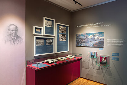 Exhibition view "Whom does the Großglockner belong to?"