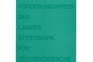 Förderungspreis des Landes Steiermark für zeitgenössische bildende Kunst 1993