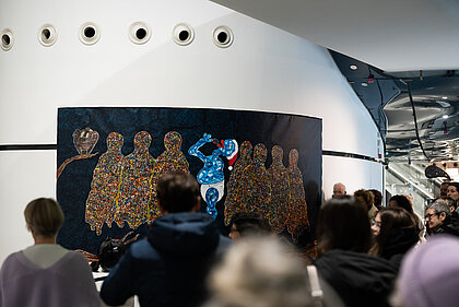 Eröffnung Famakan Magassa, Foyer, Kunsthaus Graz 2025