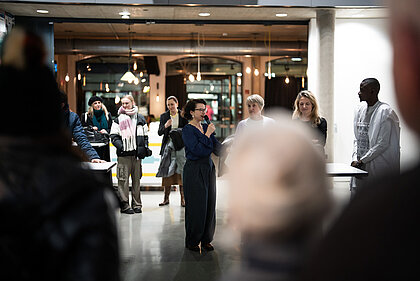 Eröffnung Famakan Magassa, Foyer, Kunsthaus Graz 2025