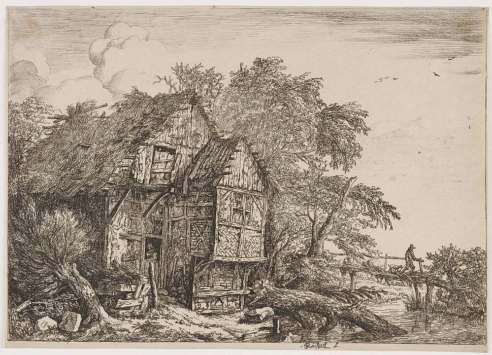 Jacob van Ruisdael (1628/29–1682), Die kleine Brücke, um 1650