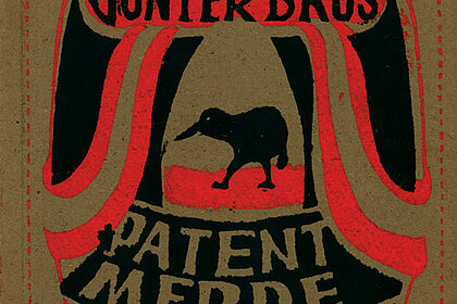 Günter Brus, „Patent Merde“ (Titelblatt), 1969,