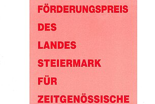 Förderungspreis des Landes Steiermark für zeitgenössische bildende Kunst 1996