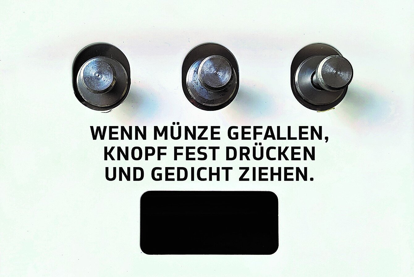 Gedicht ziehen / Foto: KiöR, Michael Neubacher